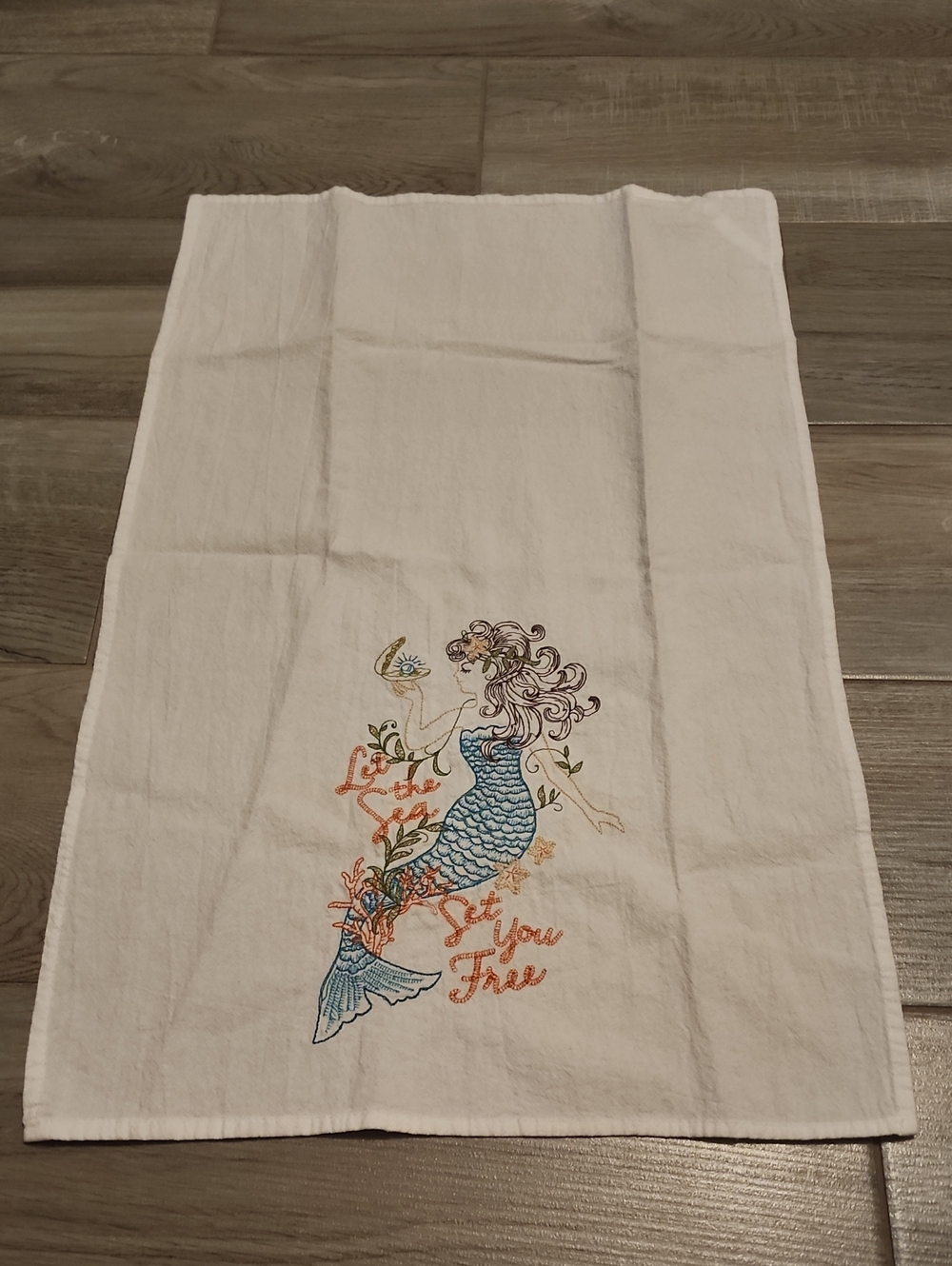 Cotton Flour Sack Towel- Mermaid